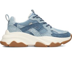 POSH by Poelman GIGI Dames Sneakers - Licht Denim