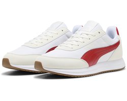 PUMA R78 Lightwind Unisex Sneakers - PUMA White-Candy Apple-Warm White