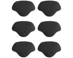 Schoen Hak Reparatie Vervanging - Zelfklevend - Hielbeschermers - Hiel Reparatie Sneaker - Hakbeschermers - 6 Stuks - Zwart