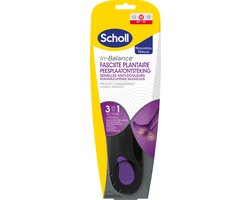 Scholl In-Balance Inlegzolen Peesplaatontsteking - Zooltjes - Dempende Zolen Schoenen - Medium (maat 40 tot 42) - 1 paar