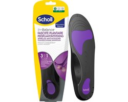 Scholl In-Balance Inlegzolen Peesplaatontsteking - Zooltjes - Dempende Zolen Schoenen - Small (maat 37 tot 39,5) - 1 paar