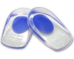 Scoby - Soft Gel Hielspoor Zooltjes - Sport- en Hielbescherming - Gelzolen - Maat 35-41 - Blauw