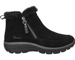 Skechers Easy Going - ol Zip Dames Laarzen - Zwart