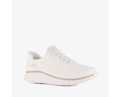 Skechers Slip-ins: BOBS Sport Wide Fit dames sneakers wit - Maat 42 - Extra comfort - Memory Foam
