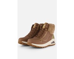 Skechers Uno Rugged - Fall Shimmer Dames Laarzen - Beige