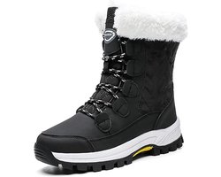Snowboots Waterdichte -Warme Sneeuwlaarzen met Bontvoering - Antislip Voor Buiten - Halverwege Kuit - Comfortabel voor Wandelen-41 maat