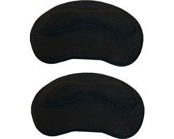 Sodrai Zacht Hielzooltje | Suéde Hielzool | Hakbeschermers | Premium Hielbeschermers | Anti-slip | Kleur Zwart | Schoenmaat Universeel | Hiel beschermers |Hielkussens |