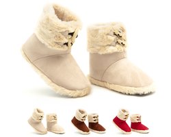 Solemates® Rope Sloffen/Pantoffels - Dames/Heren - Beige - Maat 42/43 - Anti-Slip - Hoog