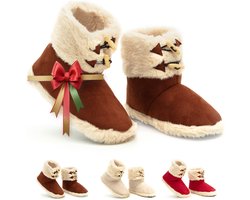 Solemates® Rope Sloffen/Pantoffels - Dames/Heren - Camel - Maat 40/41 - Anti-Slip - Hoog