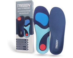 Trebin Orthopedische Inlegzolen – Professionele Steunzolen tegen Hielspoor, Fasciitis Plantaris & Overpronatie – Unisex – Op Maat te Knippen - Maat XS 35-37