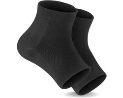 Twenty4seven® Comfortable Hielspoor Sokken - Sok Zwart - Hielbeschermers - Gelpad Zooltjes - 2 Stuks - Onesize