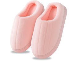 Twenty4seven® Roze Pantoffels - Sloffen Kerst & Winter - Kerstsloffen Dames & Heren - Huisschoenen - Maat 39/40