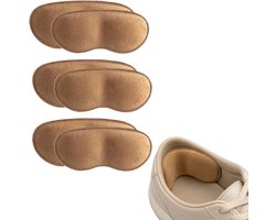VeryGoods Hielbeschermers - Inlegzolen - Hielkussen - Schoenverkleiner Dames / Heren - Anti Slip Hieltjes - Hielkussentjes voor schoenen - 3 pack / 6 stuks