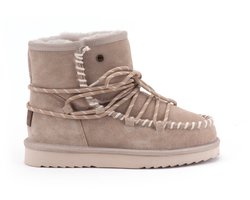 Warmbat Kalbarri Suede lace boot Dames Laarzen - Taupe