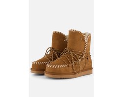 Warmbat Waturra Suede lace boot Dames Laarzen - Cognac