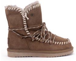 Warmbat Waturra Suede lace boot Dames Laarzen - Mud