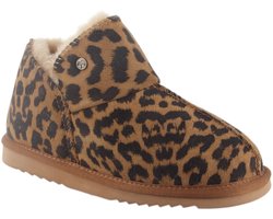 Warmbat Willow Print Panther Dames Sloffen - Chestnut