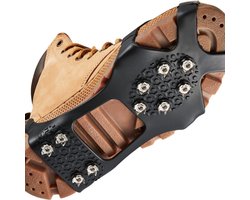 Winter Schoenspijkers - IJsklauwen voor schoenen en laarzen, antislip ijsgrepen, sneeuwstijgijzers, wandel, vis- en trekuitrusting Maat M 34-39