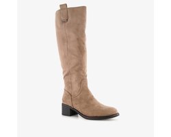 XX by Mexx hoge dames laarzen met hak taupe - Bruin - Maat 39