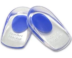 Zooltjes - Hielbeschermers - Gel Zooltjes - 2 Stuks voor Maat 40-45 - Blauw