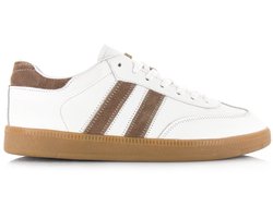 Babouche Yoyo white/lever