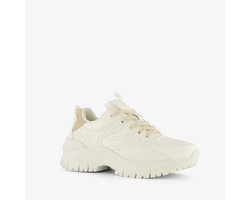 Blue Box dames dad sneakers wit beige - Maat 36