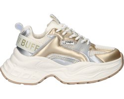 Buffalo Yuno One dames sneaker - Beige multi - Maat 37