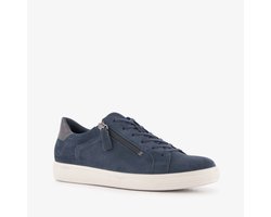 ECCO Classic leren dames sneakers blauw - Maat 39 - Uitneembare zool