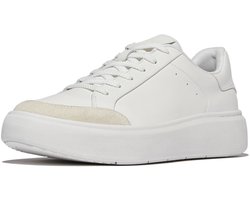 FitFlop FitFlop Rtg Leather/Suede Sneakers WIT - Maat 39