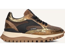 Floris Van Bommel Sfw-10127 Grommi Sneakers - Textiel - Dames - Brons - Maat 39
