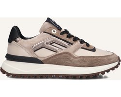 Floris Van Bommel Sfw-10128 Noppi Sneakers - Suède - Dames - Taupe - Maat 40