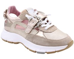 Floris Van Bommel Sfw-10155 Daysi Sneakers - Nubuck - Dames - Goudkleurig - Maat 38
