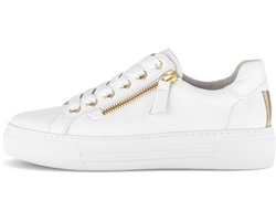 Gabor 465 Sneakers - Leer - Dames - Wit - Maat 38,5