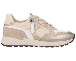 GABOR 86.368.21 Sneaker Offwhite/Taupe maat 5,5/38,5