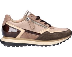 Gabor Comfort Optifit dames sneaker - Taupe - Maat 40,5