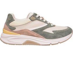 Gabor Rollingsoft dames sneaker - Groen multi - Maat 38