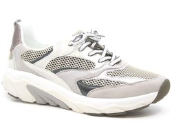 Gabor rollingsoft sneaker 86.936.34 Beige combi maat 41