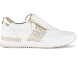 Gabor Sneaker Wit Leer Goud Accenten 83.420.20