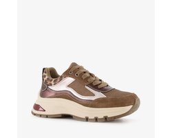 Harper dames sneaker bruin - Maat 40 - Uitneembare zool