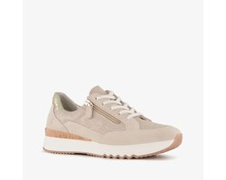 Hush Puppies leren dames sneakers beige - Maat 41 - Uitneembare zool