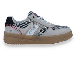 Mustang Dames Sneaker Beige/zwart | Maat: 38