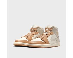 Nike Jordan 1 Mid Creme Bruin Grijs Maat 39