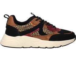 POSH by Poelman Sneakers - Dames - Bruin - Maat:40