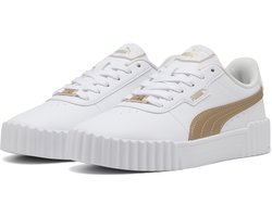 PUMA Carina 3.0 DayINight Dames Sneakers - PUMA White-PUMA Gold