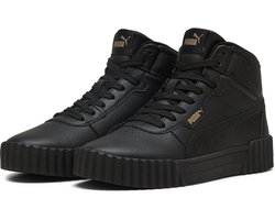 PUMA Carina 3.0 Mid Dames Sneakers - PUMA Black-PUMA Gold