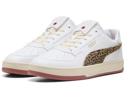 PUMA Puma Caven 2.0 Animal Flair Dames Sneakers - PUMA White-Toasted Almond-Exotic Red