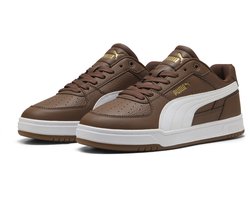 PUMA Puma Caven III Unisex Sneakers - Chestnut Brown-PUMA White-Gold