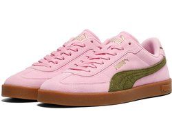 PUMA Puma Club II Era Suede Unisex Sneakers - Pink Shimmer-Olive Green