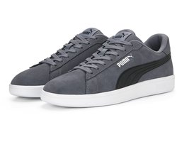 PUMA PUMA Smash 3.0 Unisex Sneakers - Gray Tile-PUMA Black-PUMA White