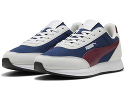 PUMA R78 Lightwind Unisex Sneakers - Persian Blue-Team Regal Red-Feather Gray